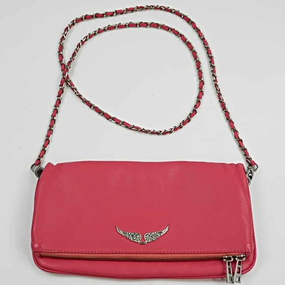 Zadig and Voltaire Pink Clutch Crossbody - Picture 1 of 2